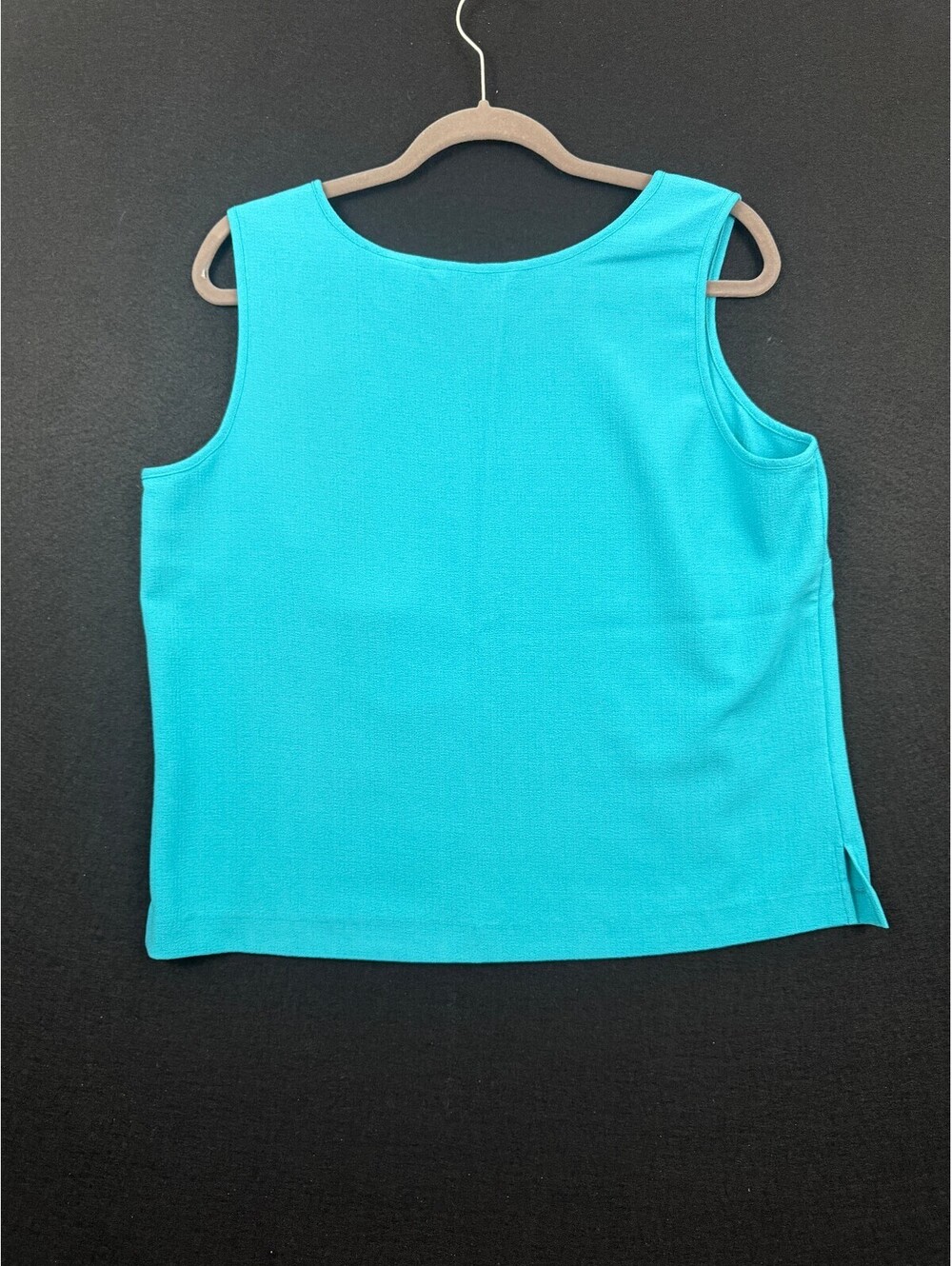 Drapers & Damons Petites Turquoise Set - Sleeveless Top & Elastic Waist PL